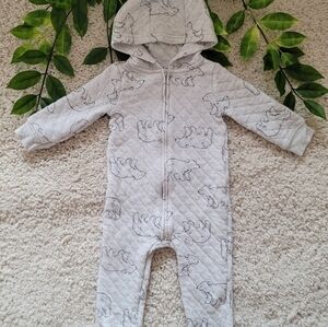 Carter's Baby Boy Quilted Bear Sleeper (9-12 Months)